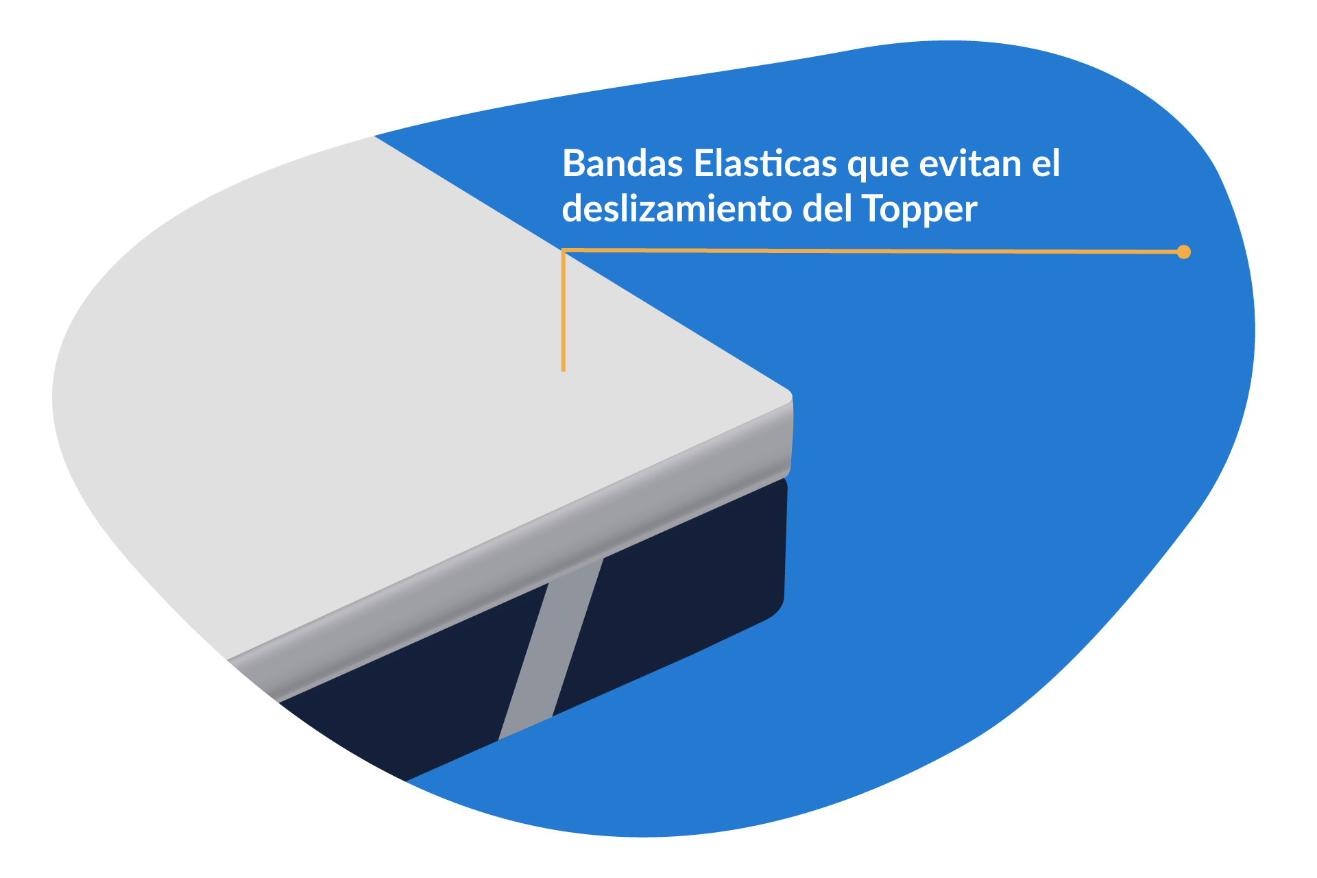 Topper anti deslizamiento